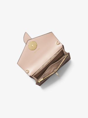 Medium Logo and Leather Convertible Crossbody Bag image number 1