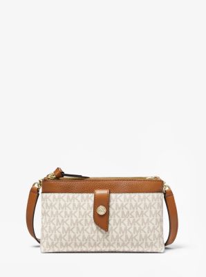 michael kors crossbody double zipper