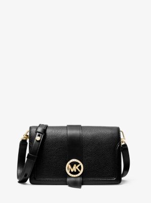 mk leather crossbody