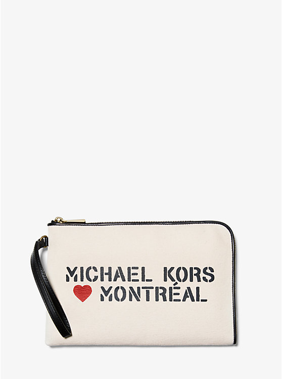 The Michael Medium Canvas Montreal Pouch image number 0