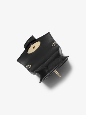 Michael Kors Saffiano Leather Crossbody Bag - Black