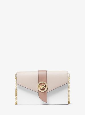 Medium Color-Block Leather Crossbody Bag image number 0