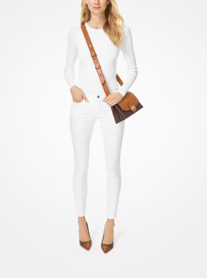 Michael michael kors bowery leather crossbody sale