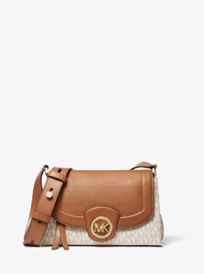 Bowery Medium Logo and Leather Crossbody Bag