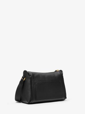 Carine large pebbled leather crossbody sale bag