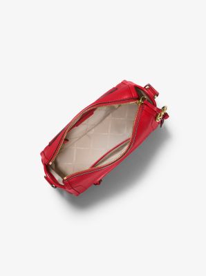 Borsa a tracolla Carine grande in pelle martellata image number 1