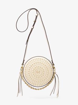 michael kors studded canteen bag