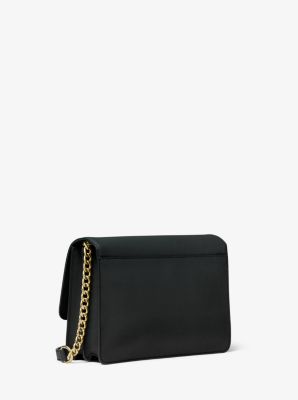 Daniela Large Saffiano Leather Crossbody Bag: Handbags