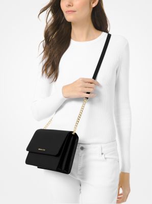 Daniela Large Saffiano Leather Crossbody Bag