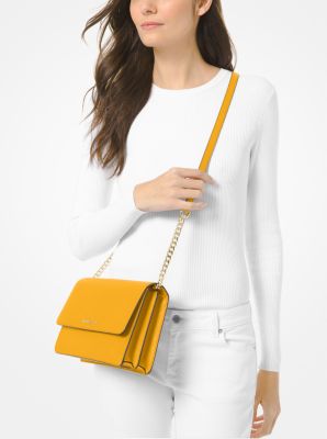 Daniela Large Saffiano Leather Crossbody Bag