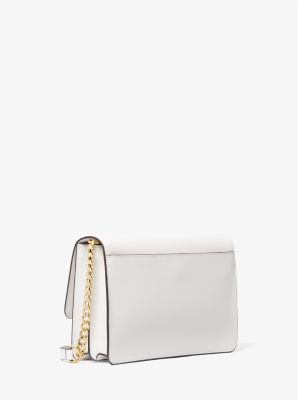 Borsa a tracolla Daniela grande in pelle Saffiano image number 2