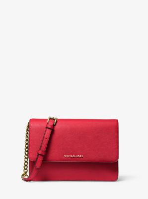 Top 59+ imagen michael kors red crossbody bag