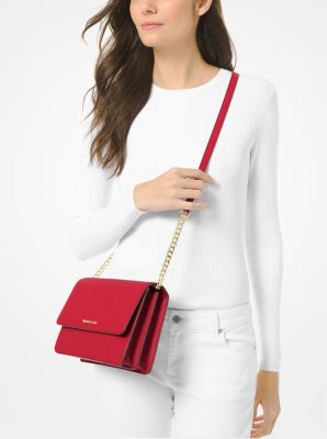 Daniela large saffiano leather crossbody bag michael kors sale