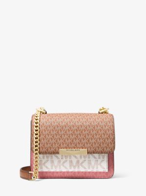 Jade Extra-Small Tri-Color Logo Crossbody Bag