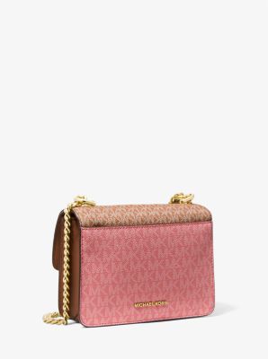 Jade Extra-Small Tri-Color Logo Crossbody Bag