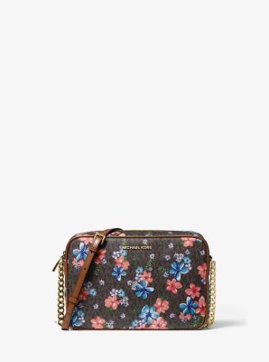 Michael kors handbag hot sale with flowers