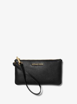 Michael kors leather wristlet sale