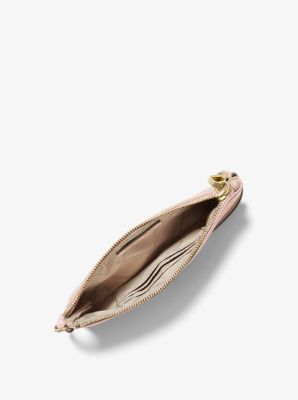 Jet Set Medium Pebbled Leather Wristlet