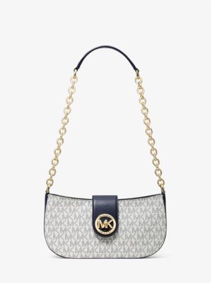 small gold michael kors purse