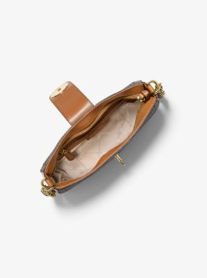 Michael Kors Signature Carmen Leather Shoulder Bag - Macy's
