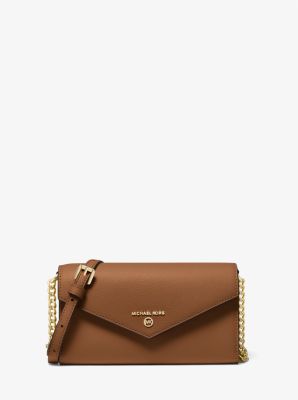 Large crossgrain clearance leather crossbody clutch