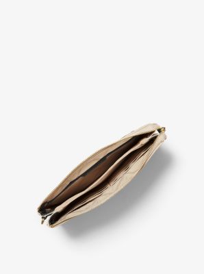 Jet Set Medium Nylon Gabardine Double-Zip Wristlet image number 1