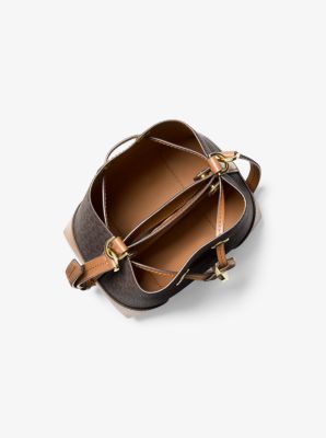  Michael Kors Maeve Medium Bucket Messenger Brown/Acorn One Size  : Clothing, Shoes & Jewelry