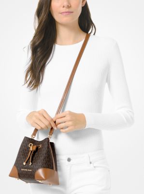 Michael Kors Mercer Small Logo Bucket Bag – shopmixusa