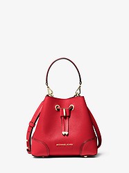 Mercer Gallery Extra-Small Pebbled Leather Crossbody Bag - BRIGHT RED - 32S0GZ5C0L