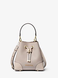 Mercer Gallery Extra-Small Color-Block Pebbled Leather Crossbody Bag - LT SAND MLTI - 32S0GZ5C0T