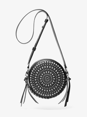 Sac bandouli re rond Delancey de taille moyenne en cuir