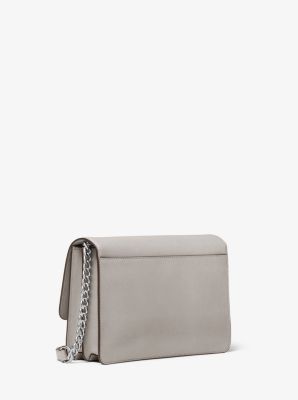 Daniela Large Saffiano Leather Crossbody Bag: Handbags