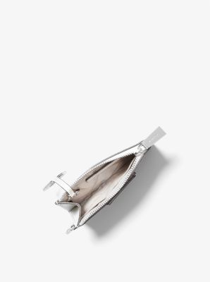 Small Logo and Leather Coin Wristlet