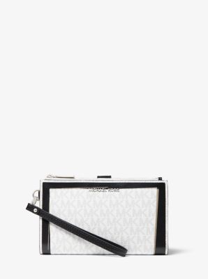michael michael kors logo smartphone wristlet