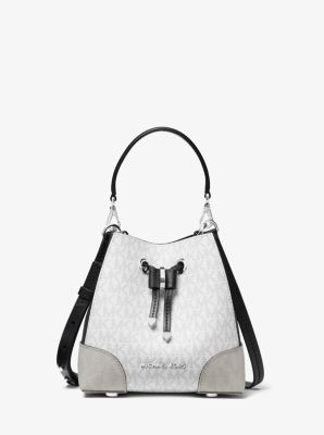 michael michael kors mercer gallery small logo satchel