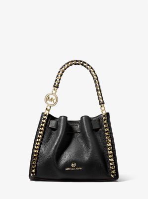 Michael Kors Women's Mina Small Chain Crossbody Bag - Black - Shoulder Bags