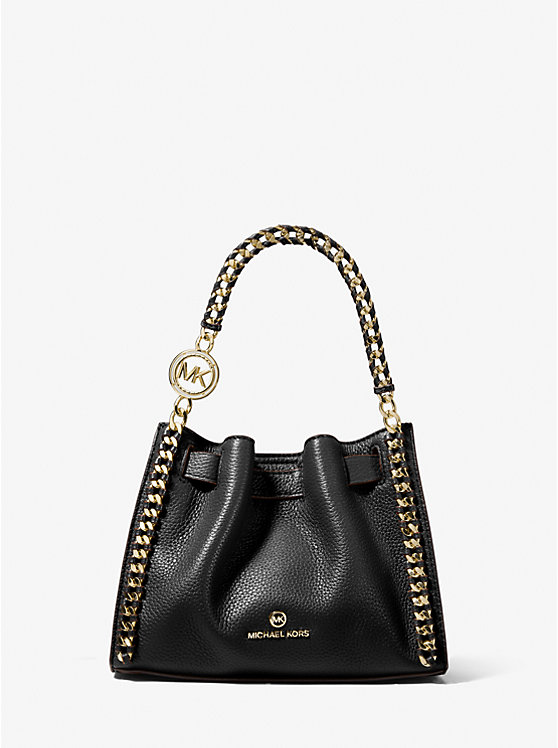 Mina Small Pebbled Leather Crossbody Bag image number 0