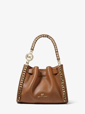 Mina Small Pebbled Leather Crossbody Bag | Michael Kors