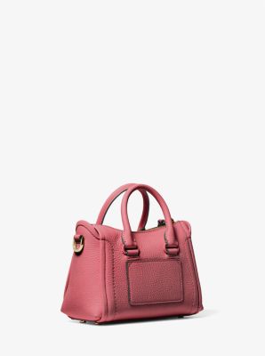 Carine ExtraSmall Studded Pebbled Leather Crossbody Bag Michael Kors