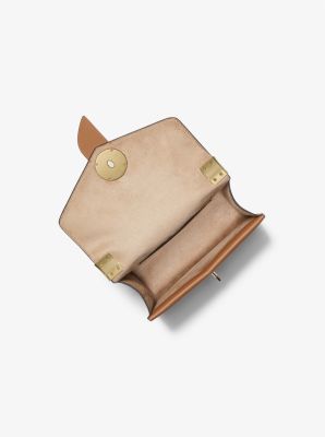 Petit sac à bandoulière Greenwich en cuir saffiano à couleurs contrastées avec logo image number 1