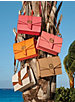 Petit sac à bandoulière Greenwich en cuir Saffiano à blocs de couleurs et à logo image number 4