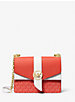Petit sac à bandoulière Greenwich en cuir Saffiano à blocs de couleurs et à logo image number 0