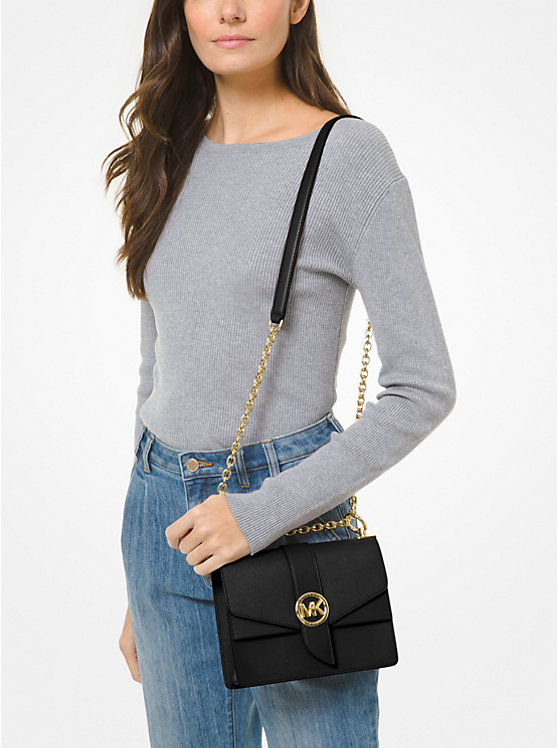 Greenwich Small Saffiano Leather Crossbody Bag image number 3