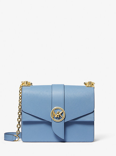 Michaelkors Greenwich Small Saffiano Leather Crossbody Bag,FRENCH BLUE