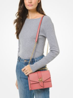 Michael Kors Greenwich Small Color-Block Logo and Saffiano