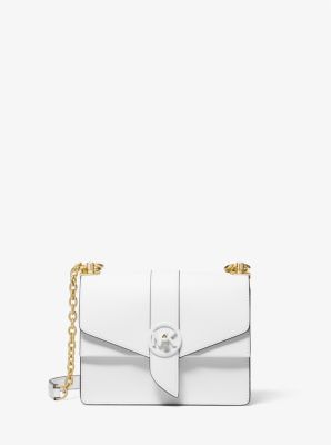 Michael kors small white crossbody bag sale