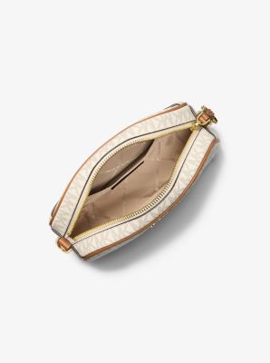 Wandelbare Kameratasche Jet Set Small mit Logo