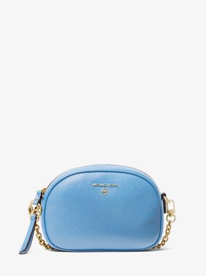 Borsa per fotocamera Jet&nbsp;Set convertibile piccola in pelle martellata in SUD PACIFICO | Michael Kors