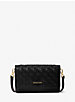Jet Set Small Woven Leather Smartphone Convertible Crossbody Bag image number 0