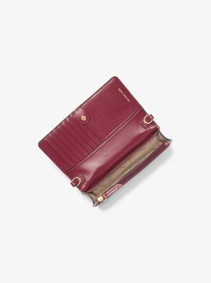 Petit sac à bandoulière Jet Set à deux tons et à logo pour téléphone intelligent